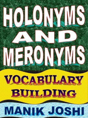 cover image of Holonyms and Meronyms